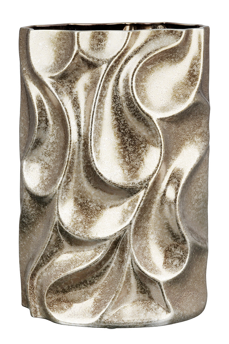 Relief Vaas Zilver 26.5/37 cm