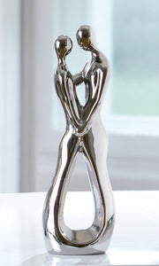Liebesblick Paar Figuur Zilver