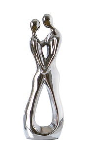 Liebesblick Paar Figuur Zilver