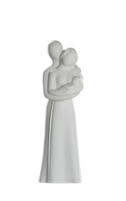 Ouders met Baby Keramiek Beeld