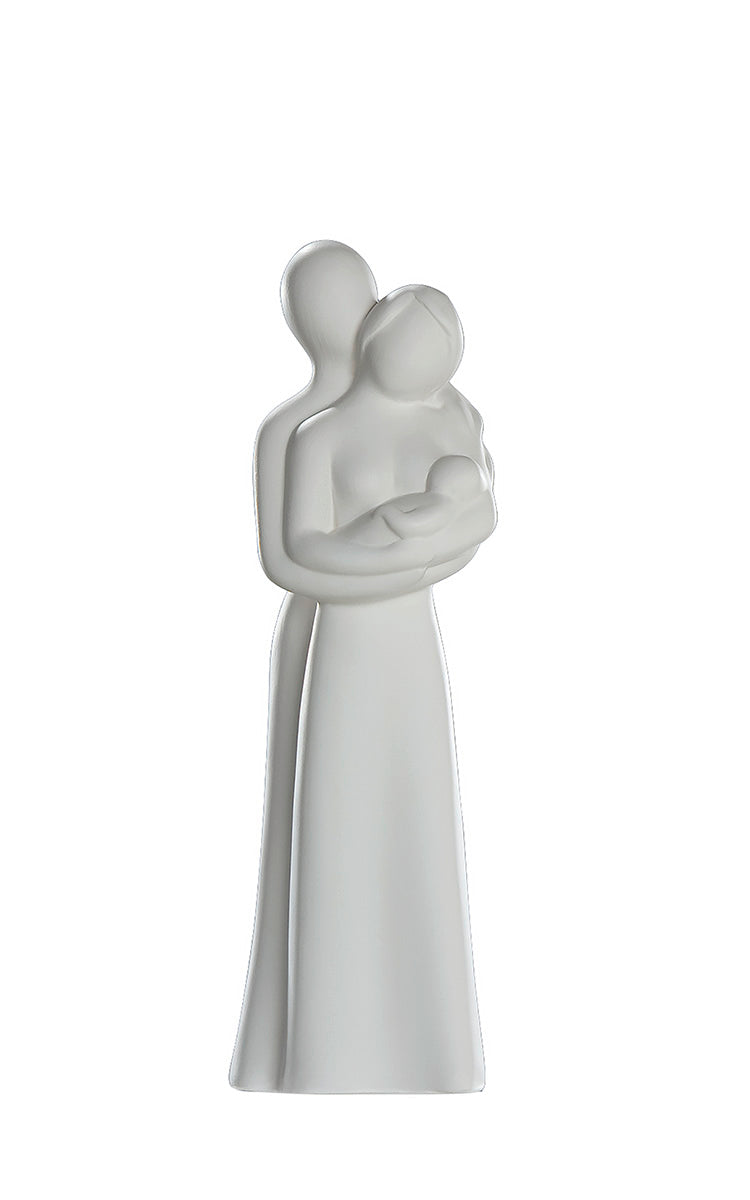 Ouders met Baby Keramiek Beeld