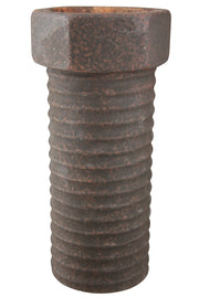 Antique Cilindervaas Bruin 16 cm