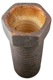 Antique Cilindervaas Bruin 16 cm