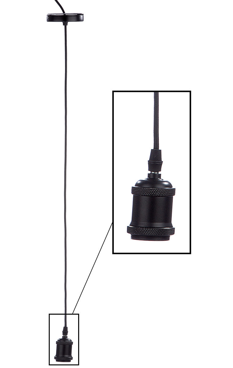 Pendelleuchte hanglamp zwart metaal