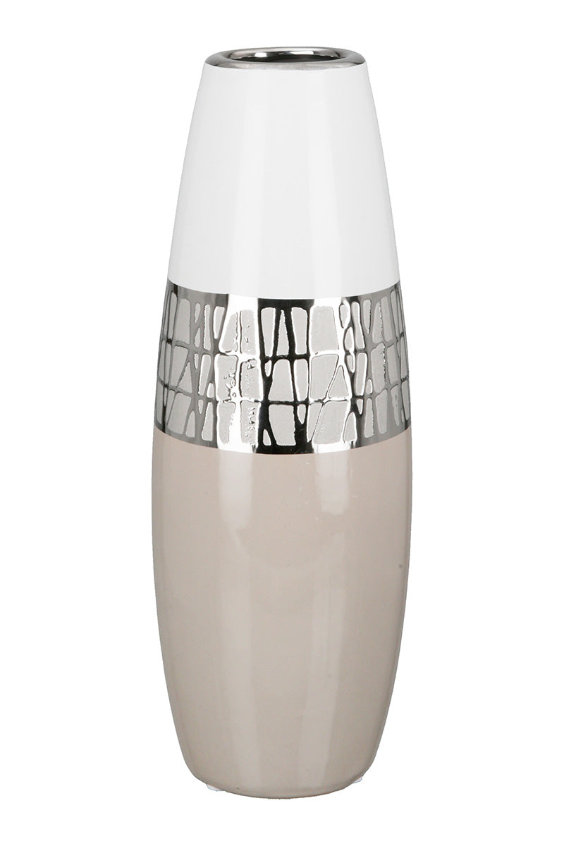 Pico Vaas Beige-Wit 29 cm