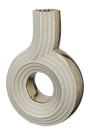 Stratos Vaas Goud-Grijs 28 cm