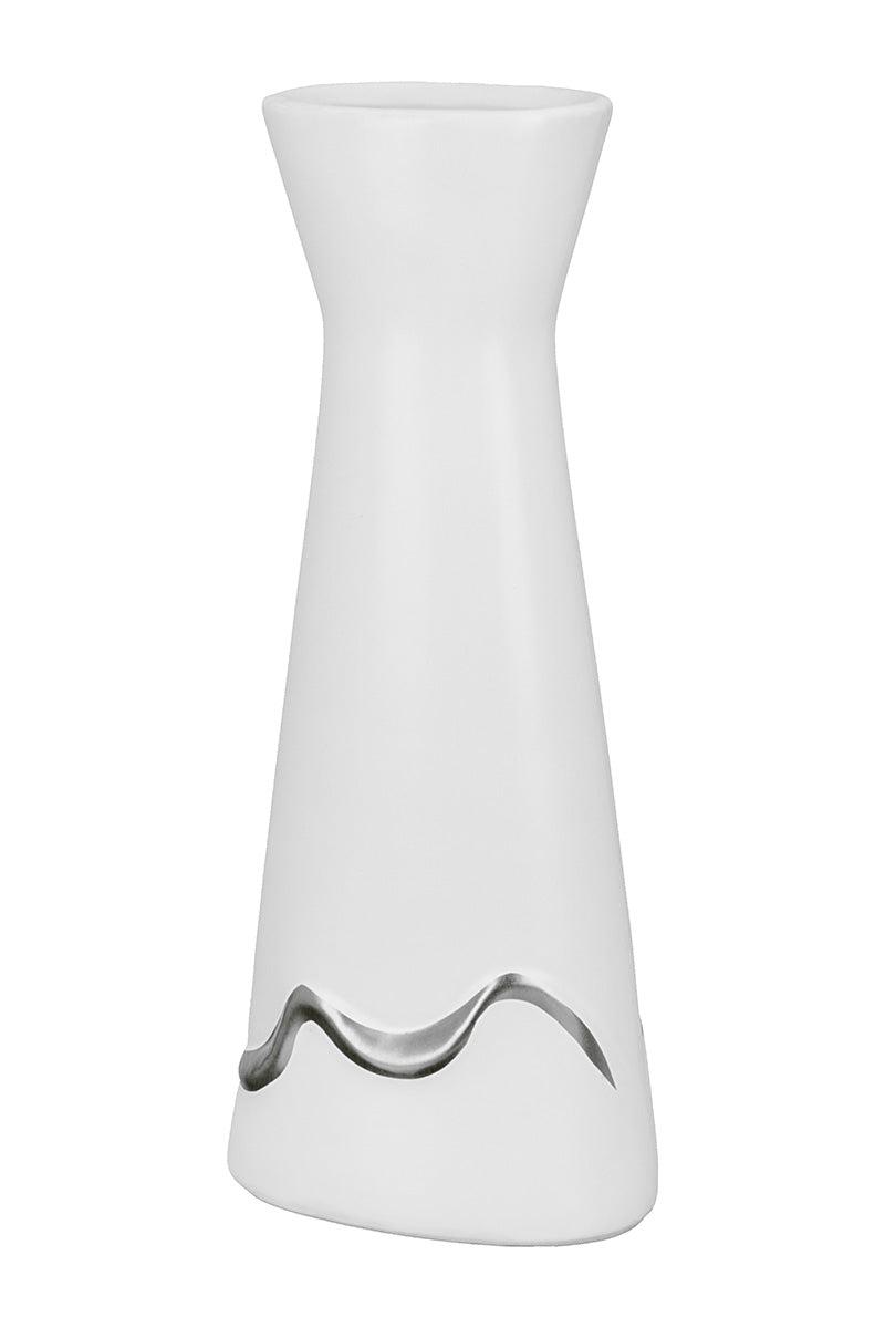 Carino Conische Vaas Wit 25 cm