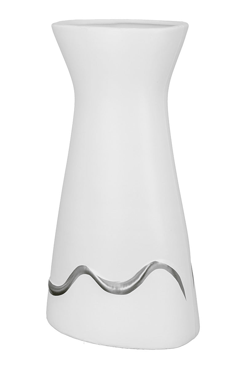 Carino Conische Vaas Wit 30 cm