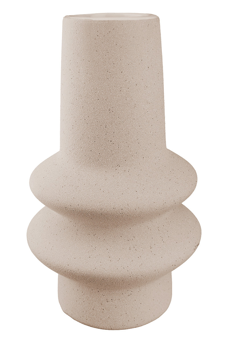 Radon Vaas Beige-Grijs 19.5 cm