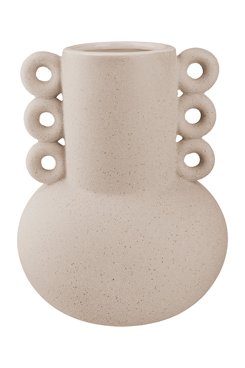 Radon Vaas Beige-Grijs 18.5 cm