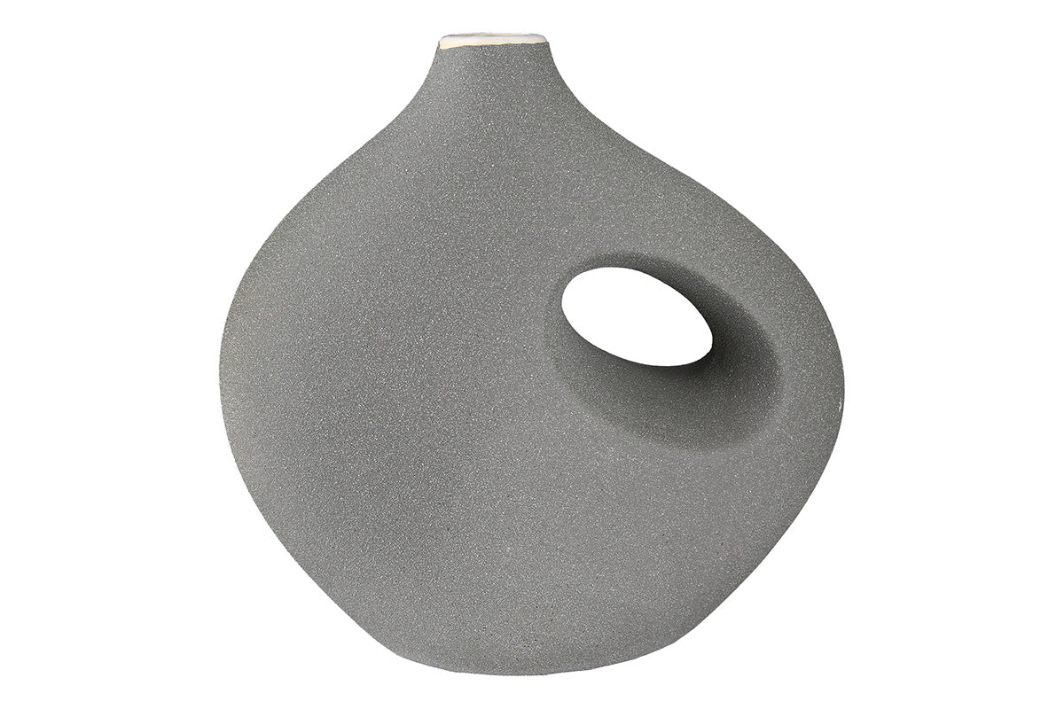 Radon Vaas Beige-Grijs 21 cm