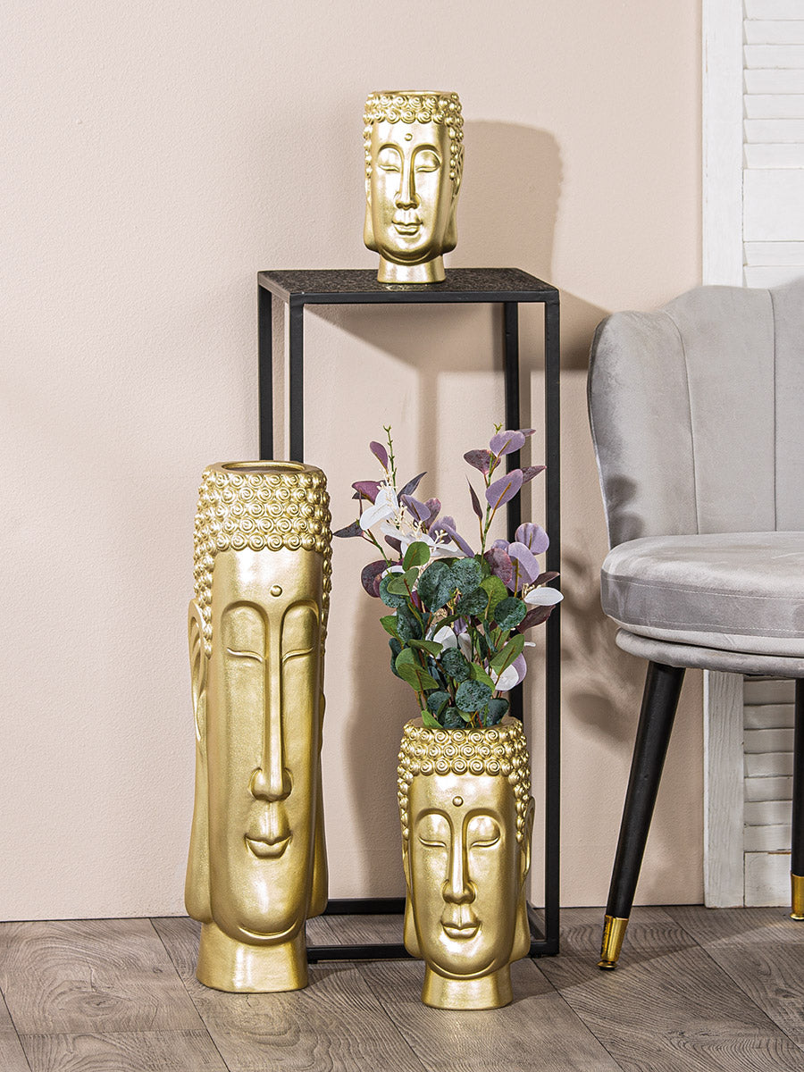 Buddha gouden keramische vaas