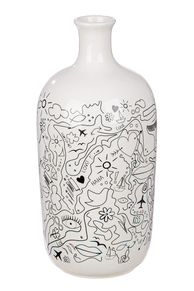 Modern Art Porseleinen Vaas 25 cm