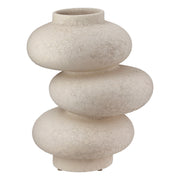 Stone Koepelvaas Lichtgrijs 21/29 cm