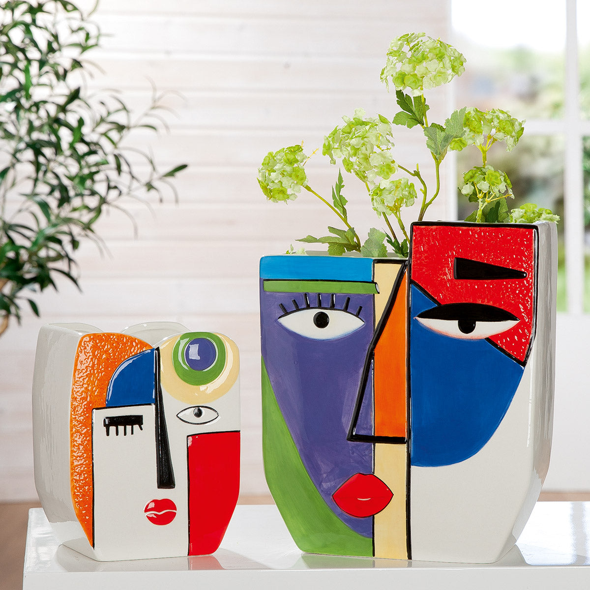 Cara Gezichtsvaas Keramiek 20 cm