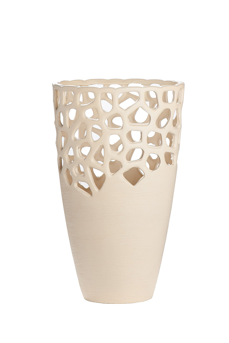 Bologna Kegelvaas Crème 38 cm
