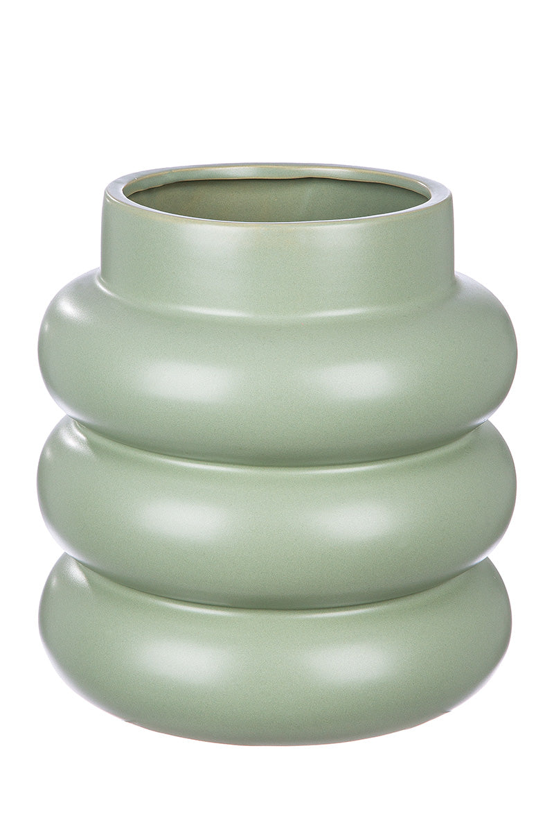 Rim Vaas Groen Keramiek 24 cm