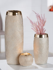 Cascade Vaas Champagne-Zilver 23/40 cm