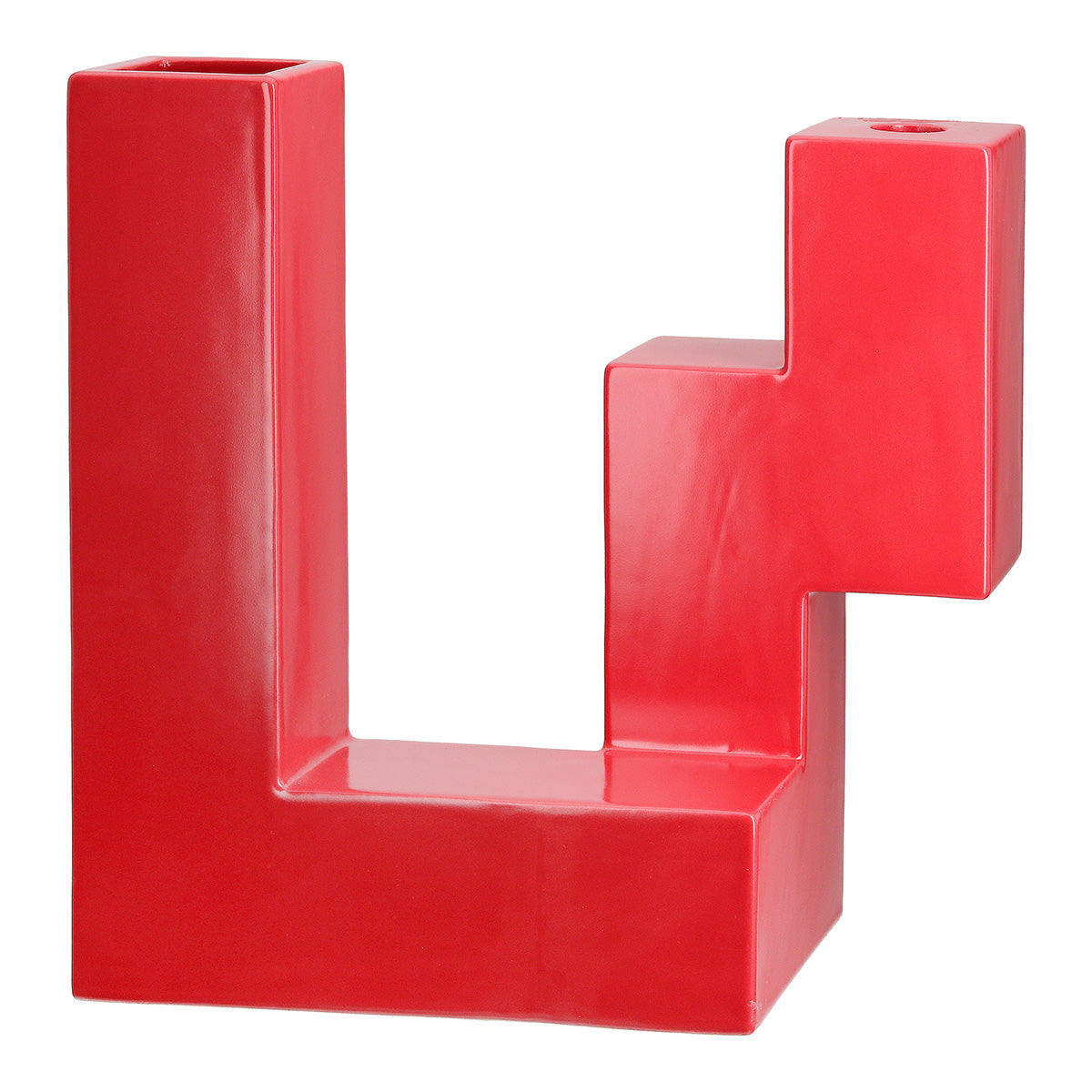 Patras Vaas Rood Keramiek 25.6 cm