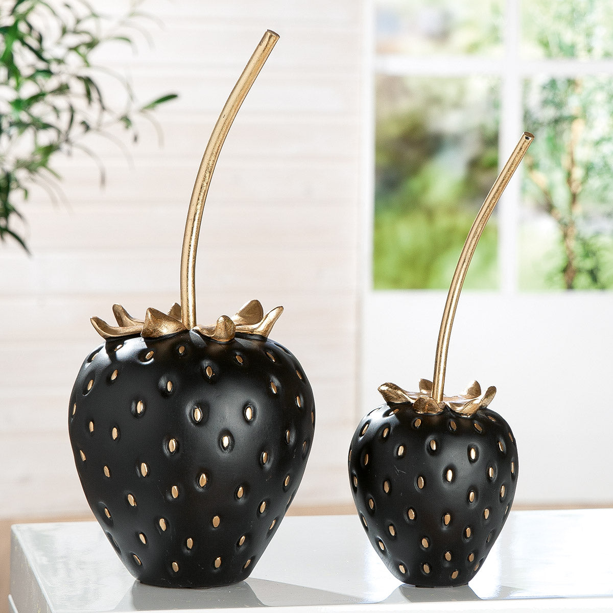 Zwarte Aardbei Decoratie Frutilla