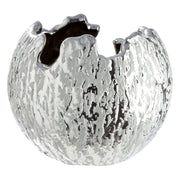 Crepa Ronde Vaas Zilver 10 cm