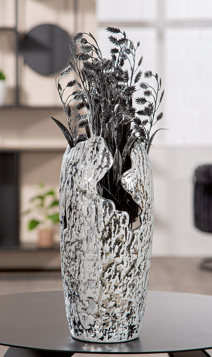 Crepa Vaas Zilver 27/34 cm
