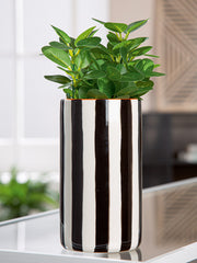 Memphis Vaas Zwart-Wit 17 cm