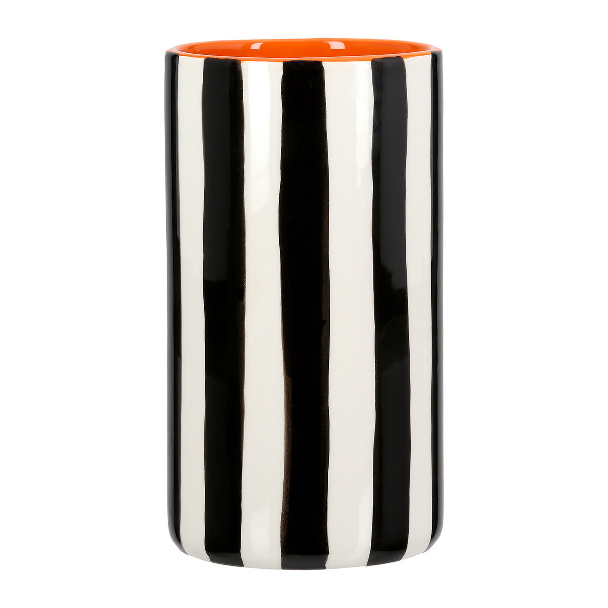 Memphis Vaas Zwart-Wit 17 cm