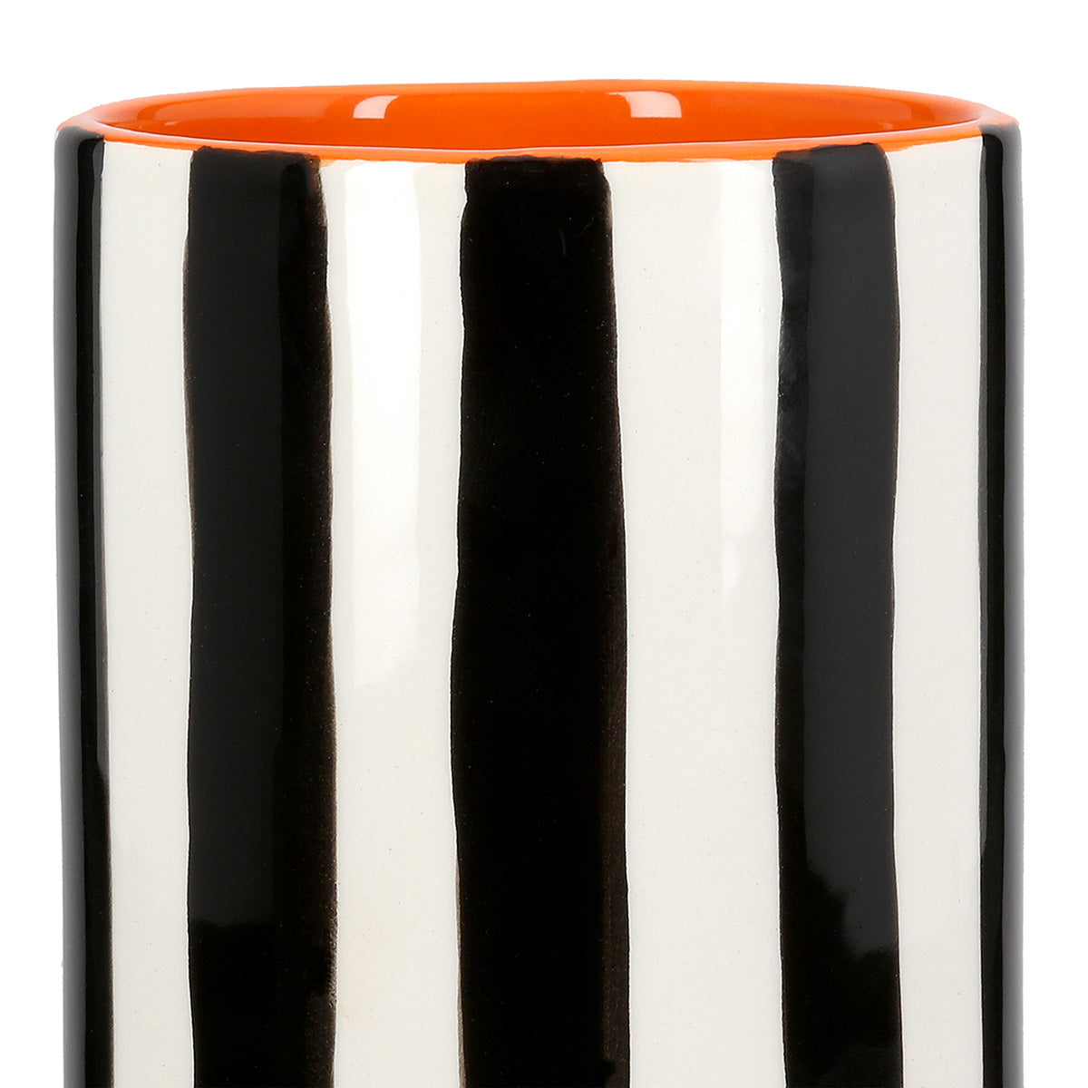 Memphis Vaas Zwart-Wit 17 cm