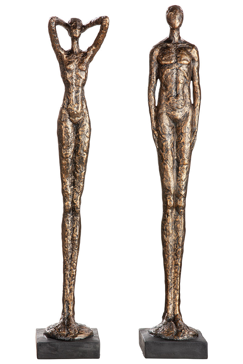 Millenium Sculptuur Koppel Brons Klein