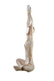 Yoga Vrouw Figuur Bruin Decoratie