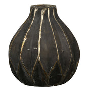 Bruine Glazen Vaas Orient 9.5 cm