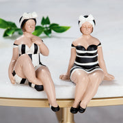 Becky Zeemeermin Randfiguur Zwart-Wit