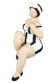 Becky Zeemeermin Randfiguur Zwart-Wit