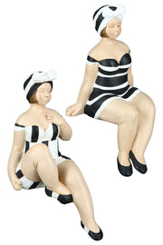 Becky Zeemeermin Randfiguur Zwart-Wit