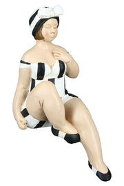 Becky Zeemeermin Randfiguur Zwart-Wit
