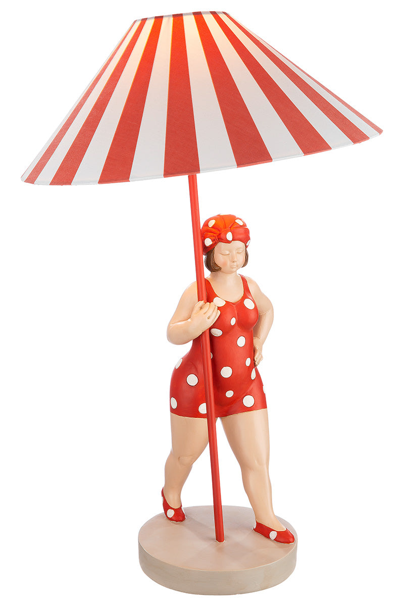 Becky Zeemeermin Tafellamp Rood