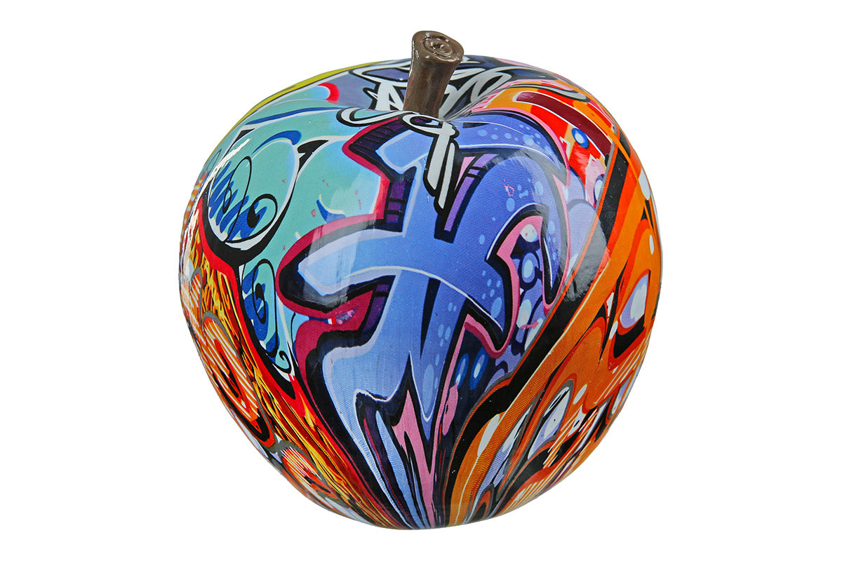 Street Art Appel Decoratie Multicolor
