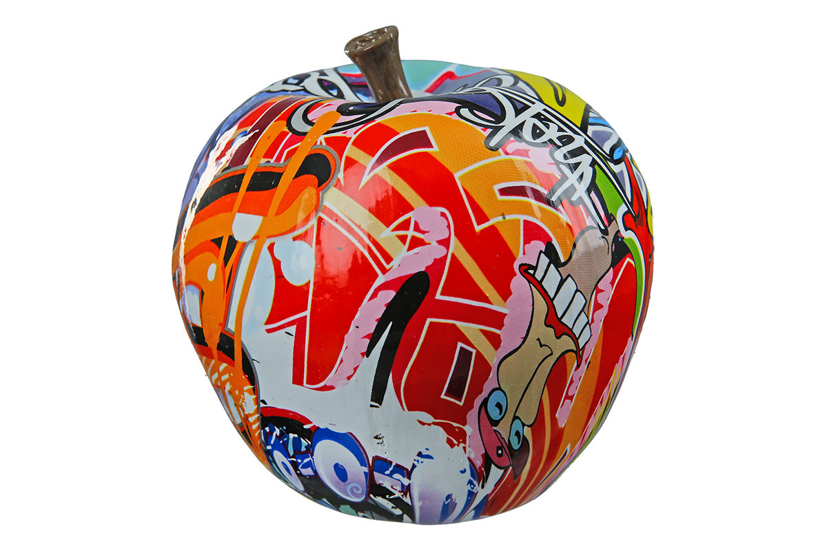 Street Art Appel Decoratie Multicolor