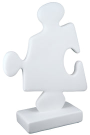 Witte Puzzle Sculptuur Modern