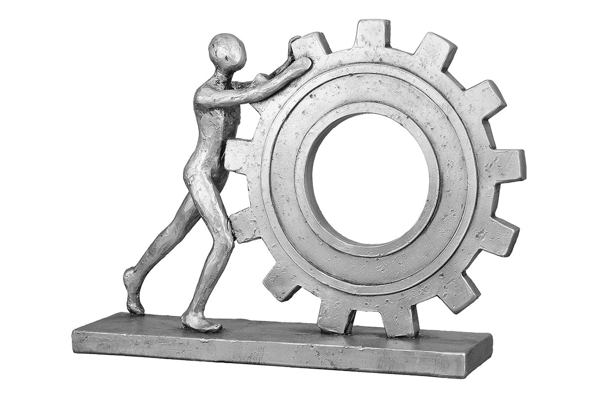 Zahnrad Tandwiel Figuur Zilver