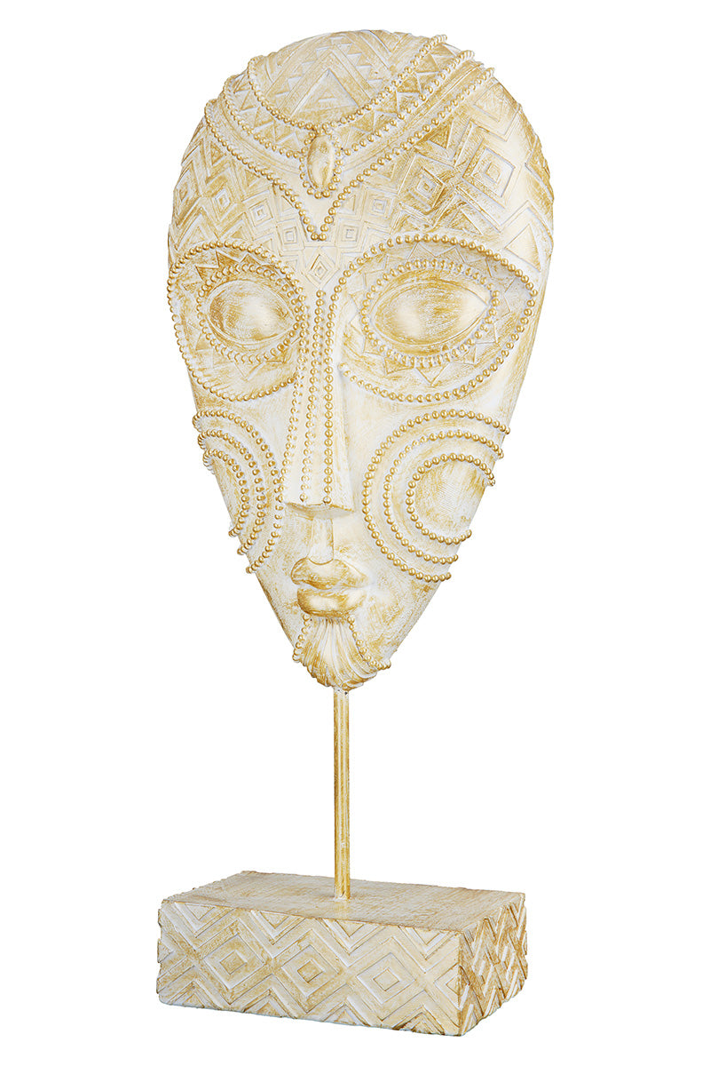 Giseh Sculptuur Gezicht Goud