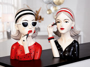 Lady Rode Lippenstift Figuur