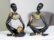 Amari Vrouwenfiguur Zwart-Goud