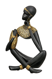 Amari Vrouwenfiguur Zwart-Goud