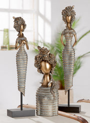 Linea Vrouwenfiguur Goud Decoratie