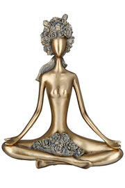 Rose Vrouwenfiguur Goud Decoratie