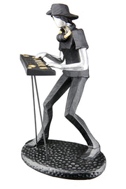 Trio Muzikanten Sculptuur Zwart
