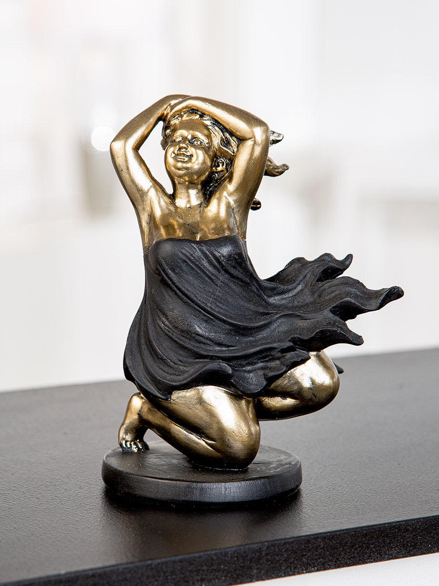Elisabeth Sculptuur Zwart-Goud