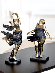 Elisabeth Sculptuur Zwart-Goud XL
